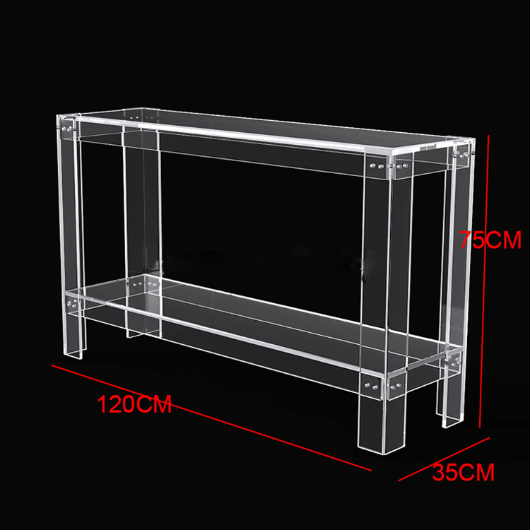 High Quality Transparent Furniture Assembly  Bar Table Acrylic Console Table For Home Use