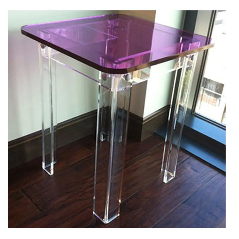 Factory Directly Wholesale Assembly Acrylic Console Table Plexi Rectangular Coffee Table Acrylic Furniture