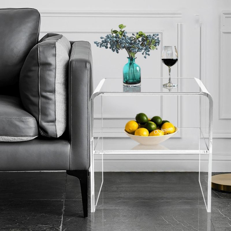 Factory Directly Wholesale Assembly Acrylic Console Table Plexi Rectangular Coffee Table Acrylic Furniture