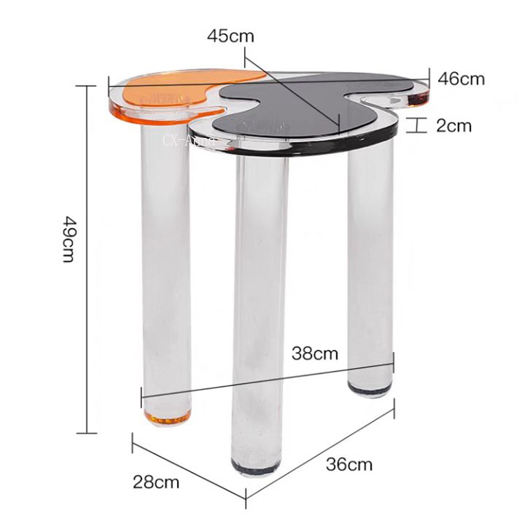 New Modern Design Home Decor Acrylic Console Coffee Table For Living Room