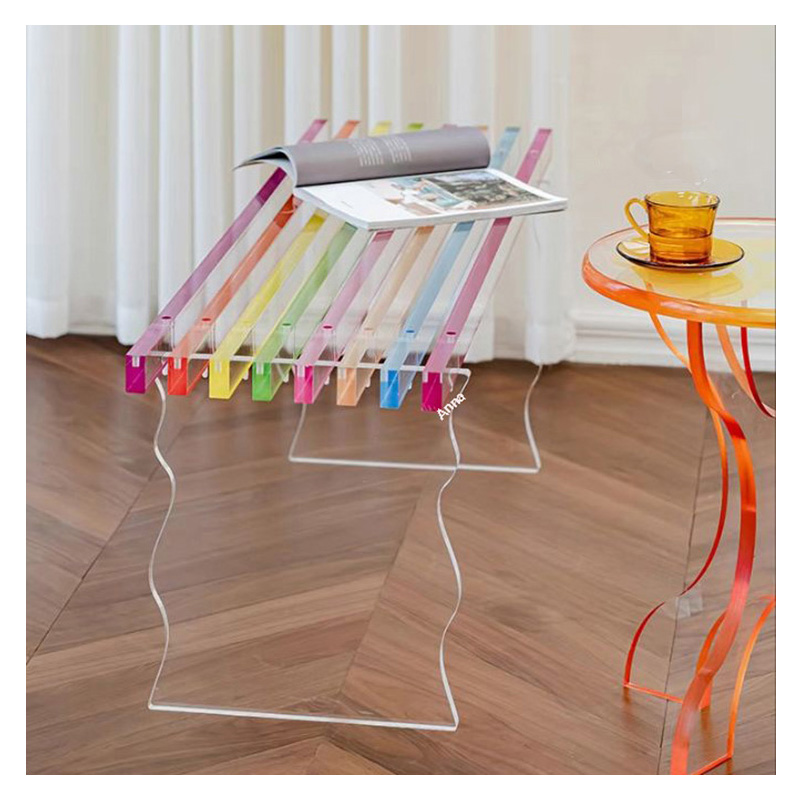 Factory Price OEM ODM Modern Design Acrylic Leisure Bench