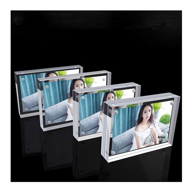 Magnet Thickening Acrylic Photo Frame Picture Clear Acrylic Customized Size Acrylic Photo Frame