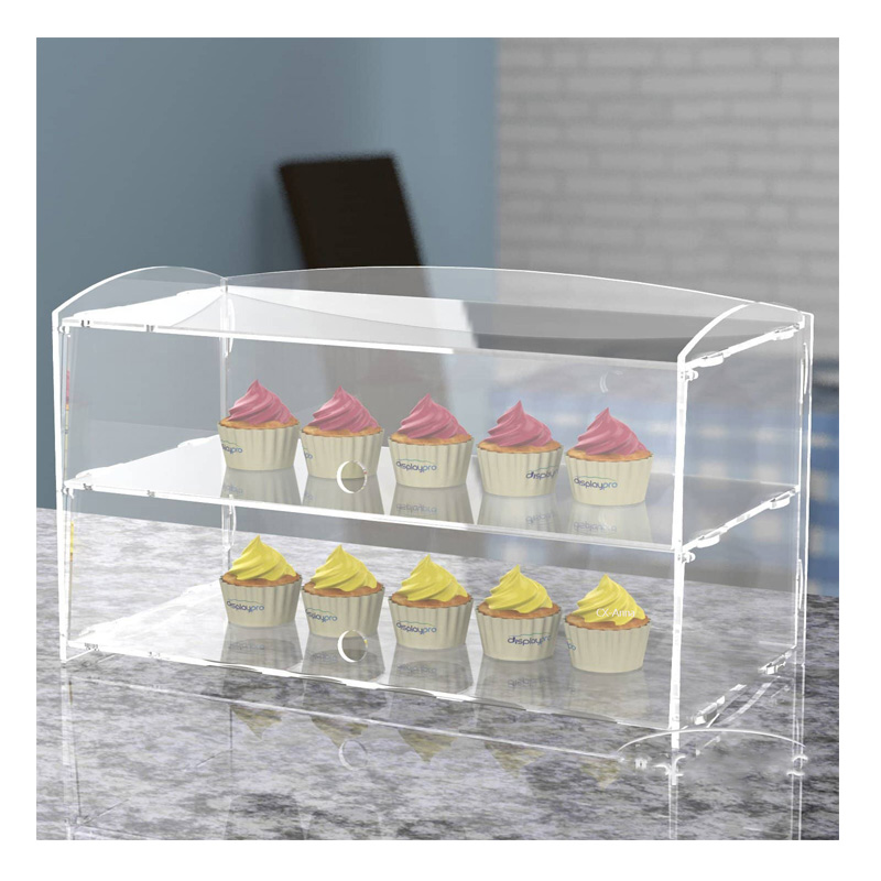 Custom Acrylic Bakery Display Cabinet Pastry Donut Display Case