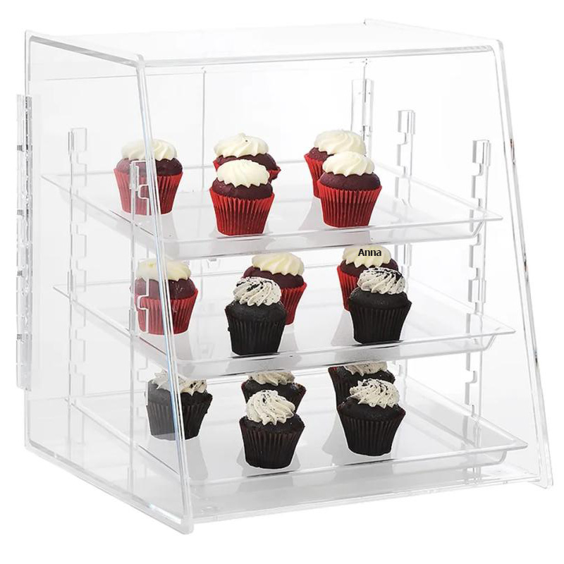 Factory Price Customized Safety Acrylic Bakery Display Case Custom Modern Cake Display Stand