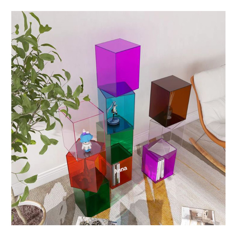 Wholesale Hot Sale Color  Shop Shelf Acrylic Display Stand For Clothing Shop