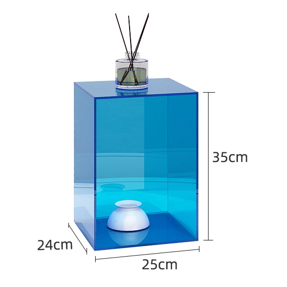 New Design Custom Color Storage Box Acrylic Display Stand for Clothing Store