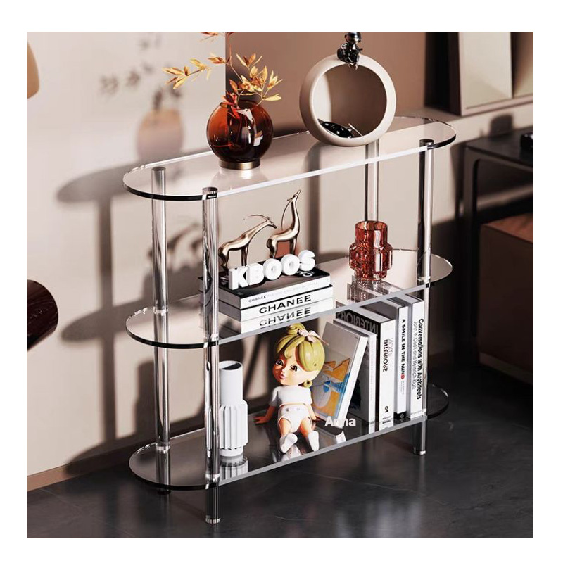 Factory Wholesale Price Cheap And Simple Three Layers Of Acrylic Display Shelf